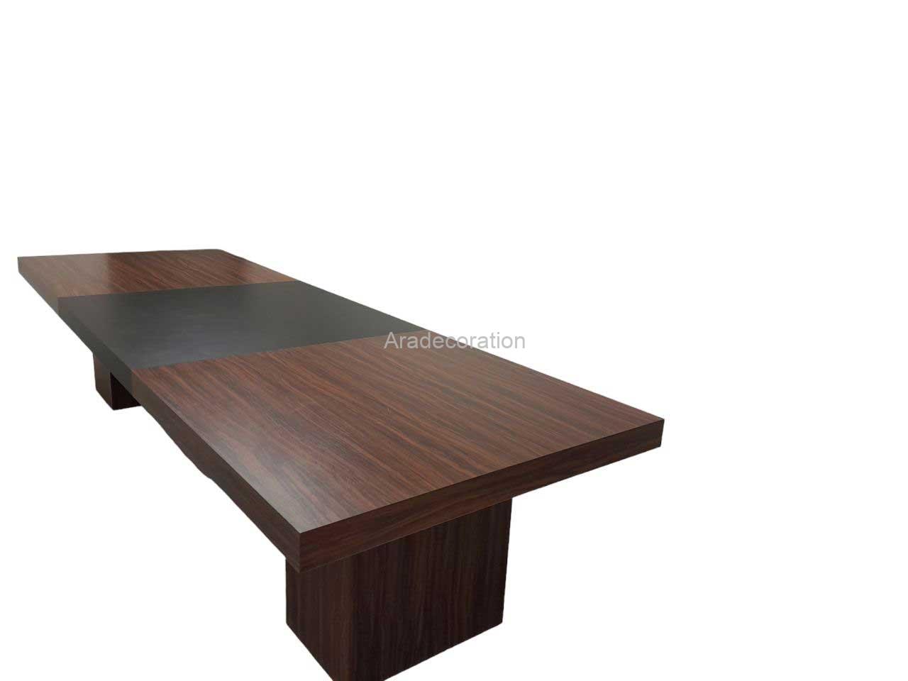 میز کنفرانس ۱۰ نفره مستطیل دو رنگ - Image 4