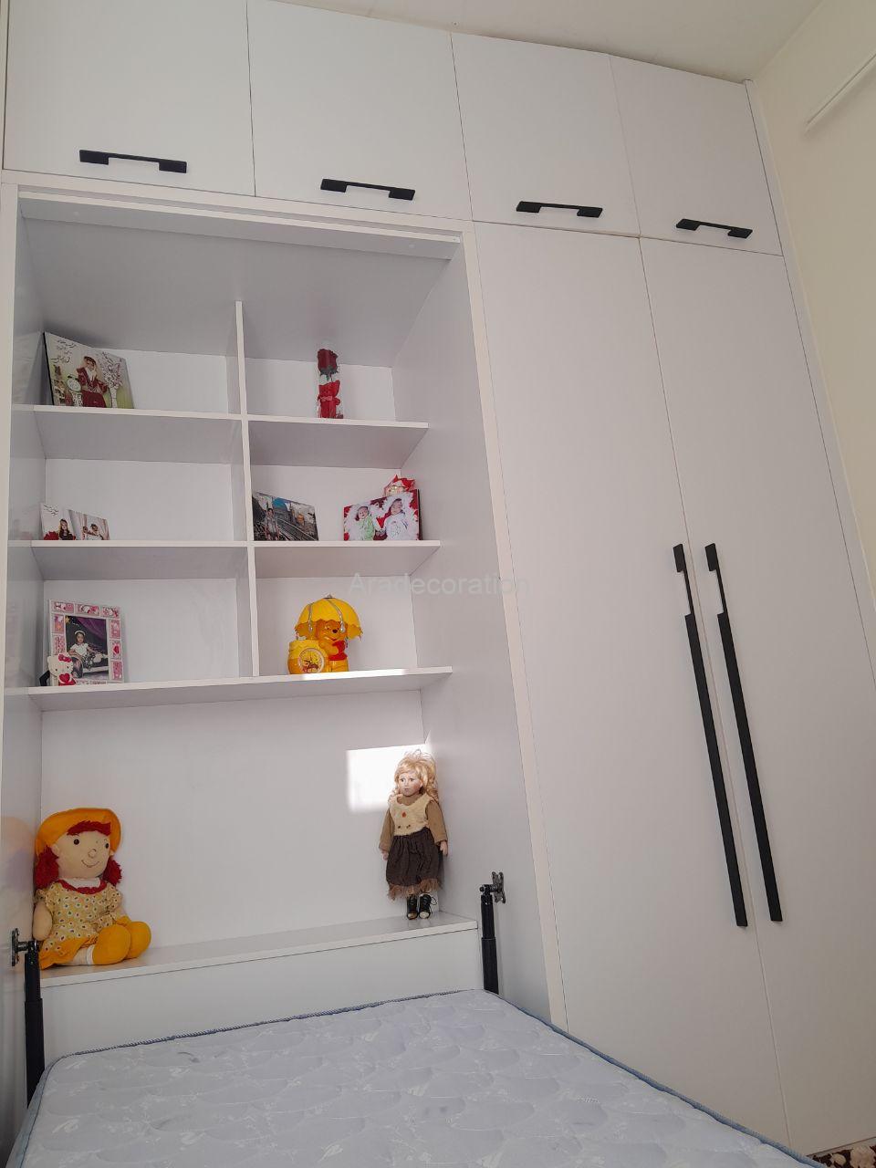 تخت تاشو کم جا یک نفره عمودی - Image 7