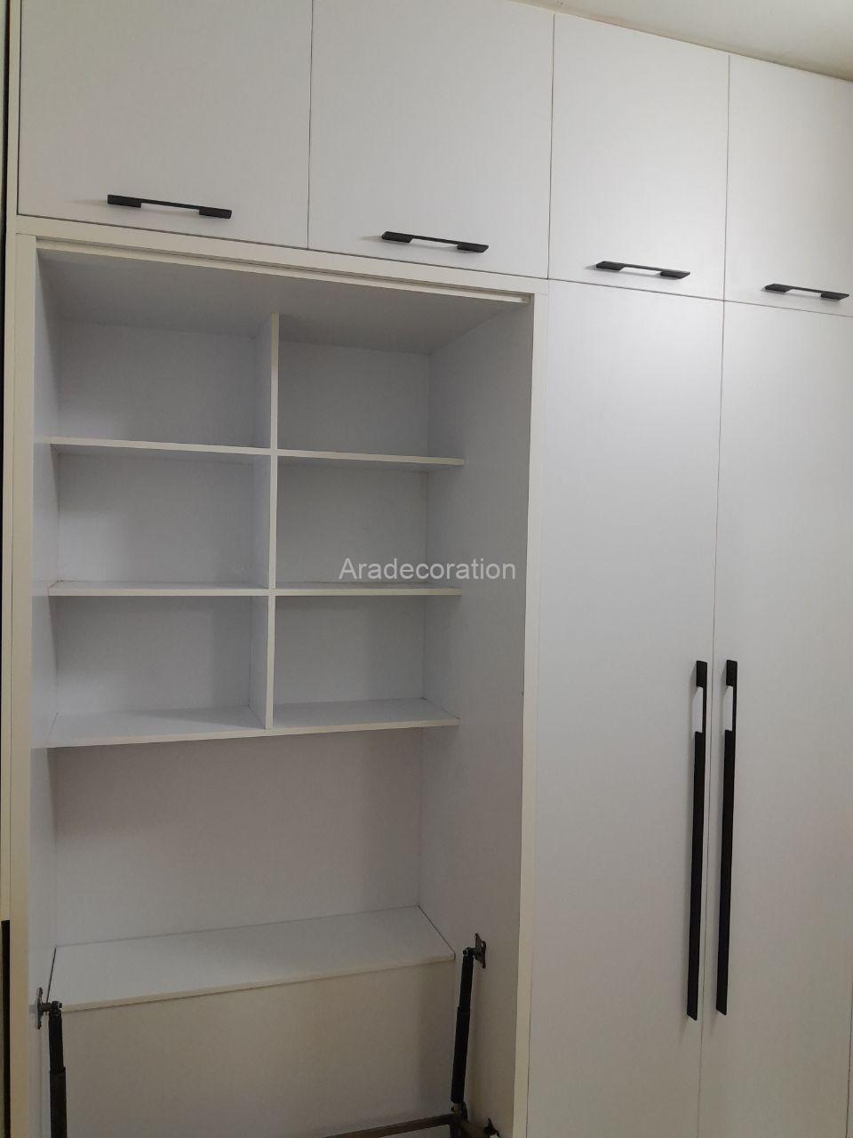 تخت تاشو کم جا یک نفره عمودی - Image 8