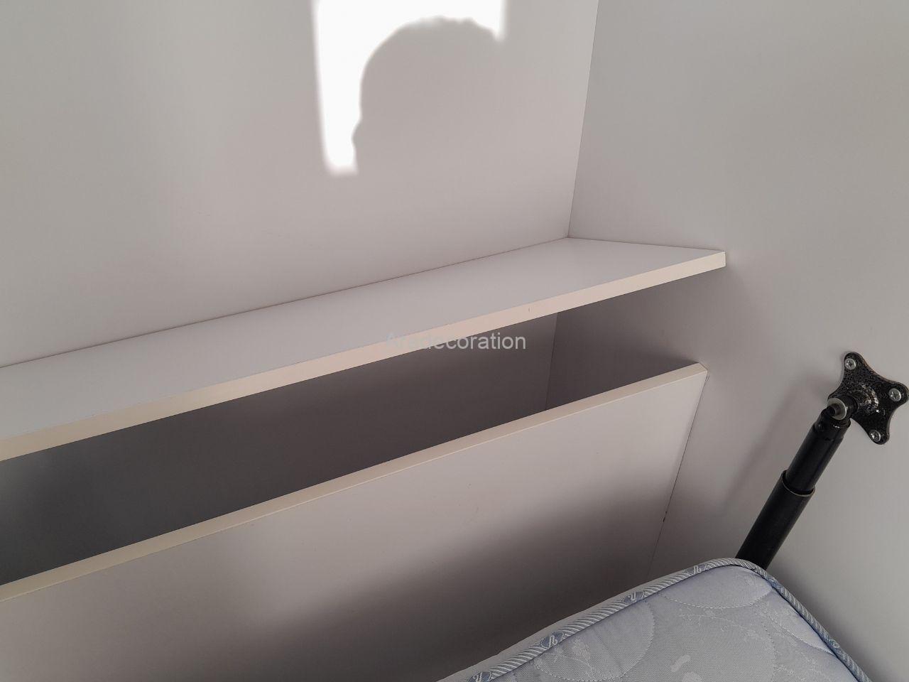 تخت تاشو کم جا یک نفره عمودی - Image 4