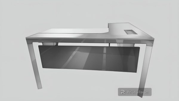 میز کارشناسی مدرن با پایه آلومینیوم با طراحی ماژولار با فایل  - Image 4