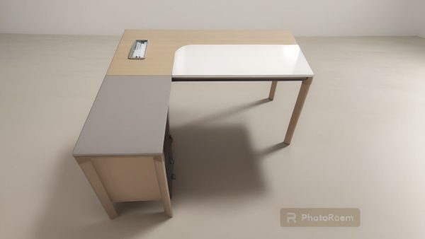 میز کارشناسی مدرن با پایه آلومینیوم با طراحی ماژولار با فایل  - Image 8
