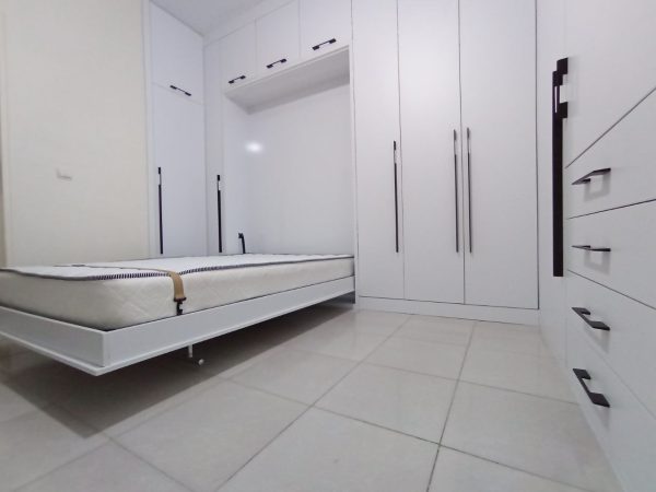 کوچکترین تخت تاشو کم جا قابل جابجایی دو نفره عمودی - Image 4