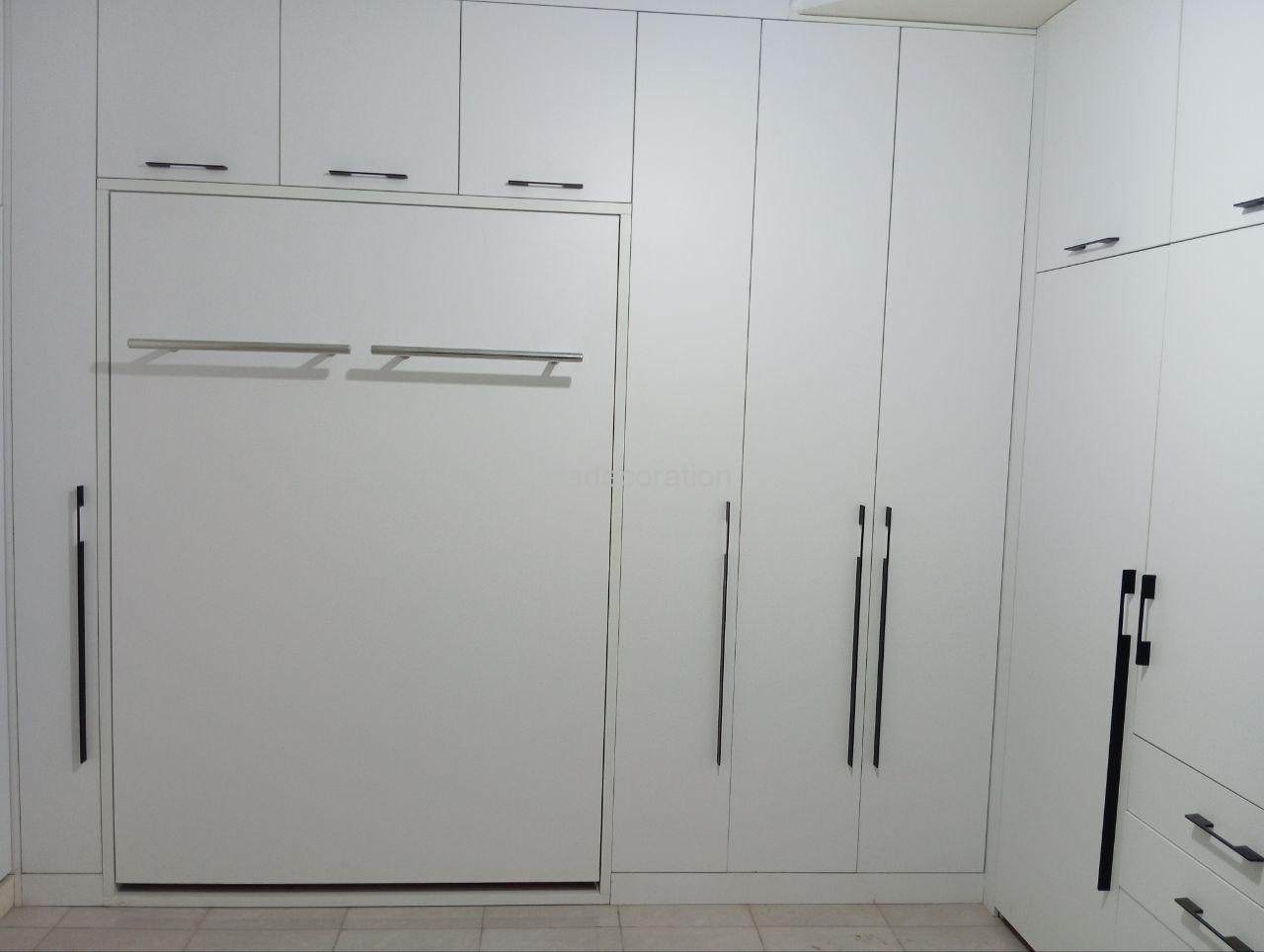 کوچکترین تخت تاشو کم جا قابل جابجایی دو نفره عمودی - Image 8