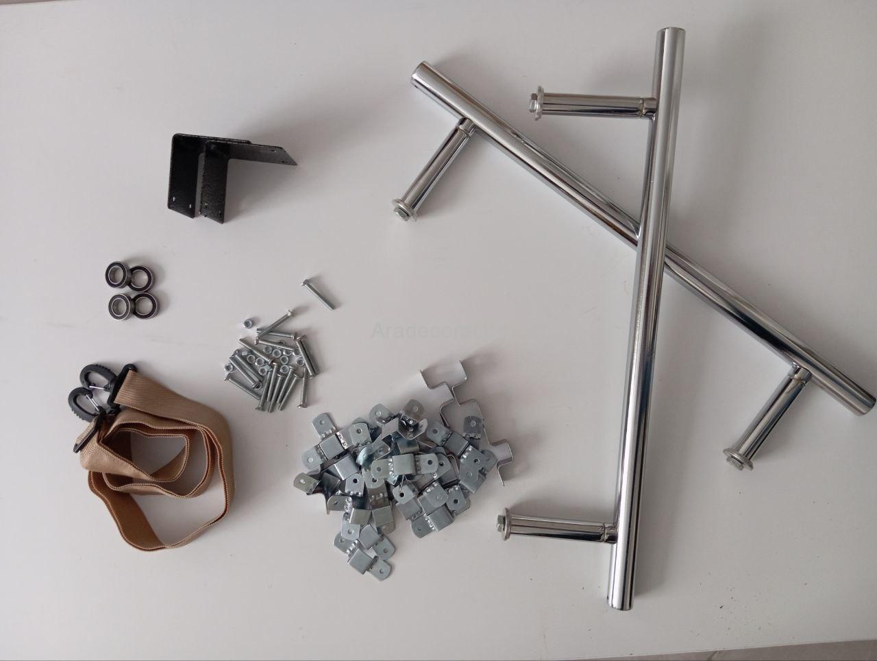 کوچکترین تخت تاشو کم جا قابل جابجایی دو نفره عمودی - Image 9