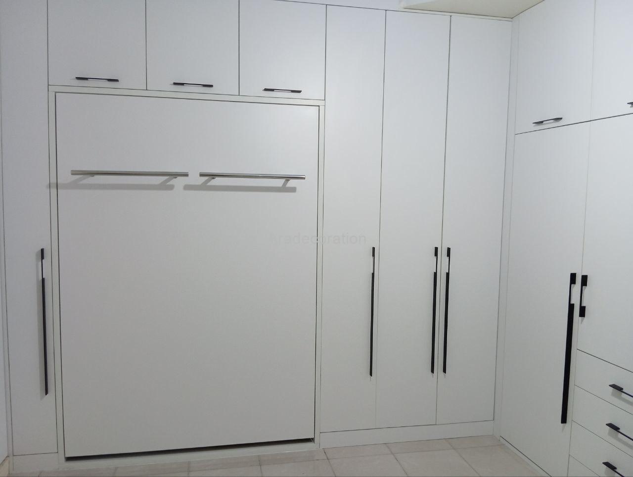 کوچکترین تخت تاشو کم جا قابل جابجایی دو نفره عمودی - Image 15