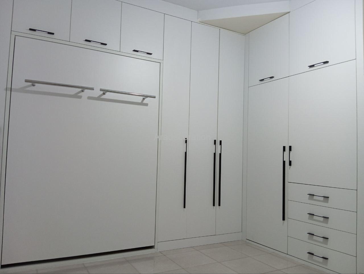 کوچکترین تخت تاشو کم جا قابل جابجایی دو نفره عمودی - Image 17