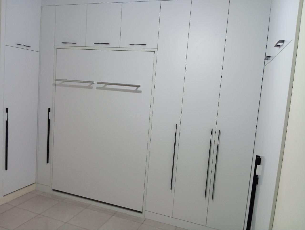 کوچکترین تخت تاشو کم جا قابل جابجایی دو نفره عمودی - Image 19