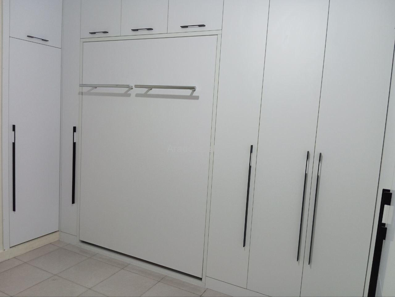 کوچکترین تخت تاشو کم جا قابل جابجایی دو نفره عمودی - Image 22