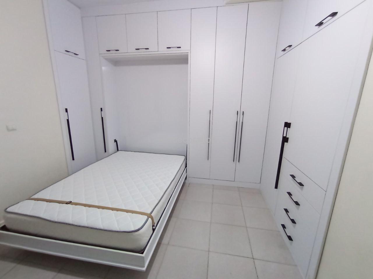 کوچکترین تخت تاشو کم جا قابل جابجایی دو نفره عمودی - Image 31