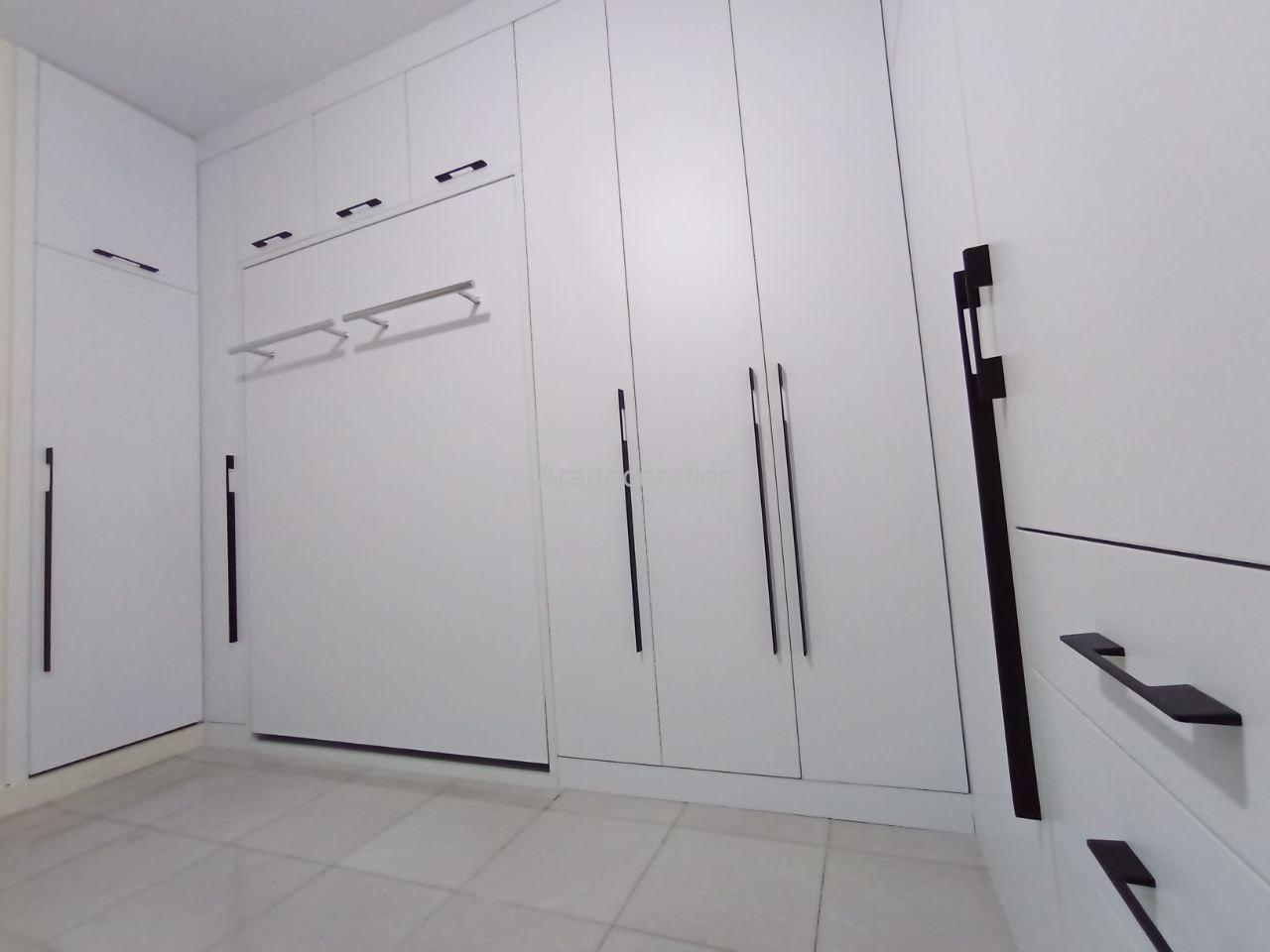 کوچکترین تخت تاشو کم جا قابل جابجایی دو نفره عمودی - Image 32