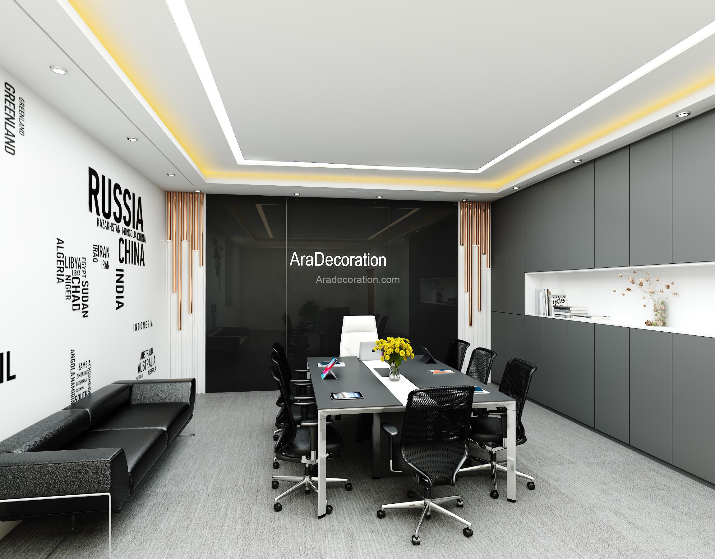 میز کنفرانس اداری هشت نفره