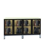 کتابخانه و میز کردنزا (Credenza) با پایه آلومینیوم - Image 22