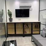 کتابخانه و میز کردنزا (Credenza) با پایه آلومینیوم - Image 20
