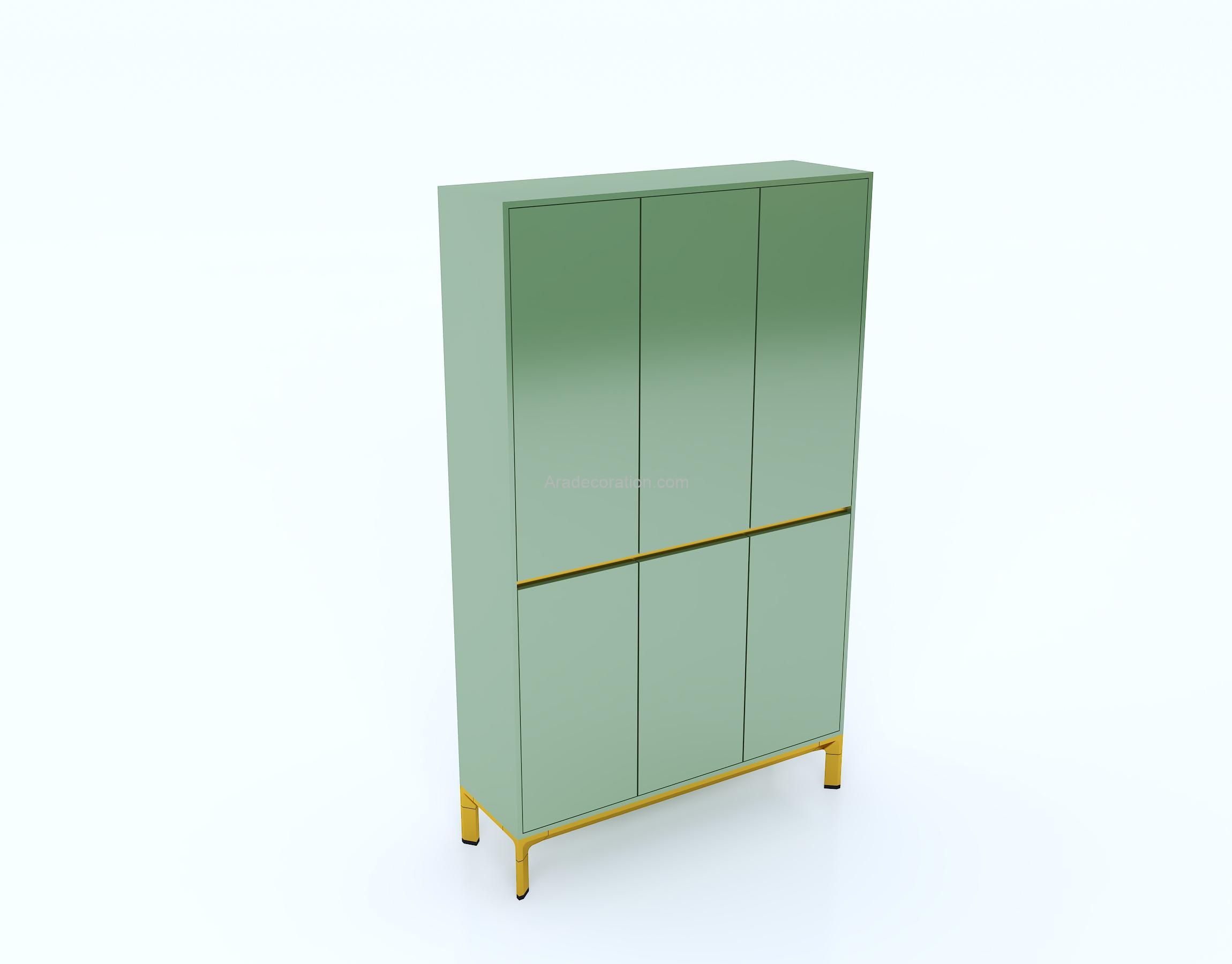 کمد اداری بایگانی مدولار با پایه آلومینیوم - Image 6