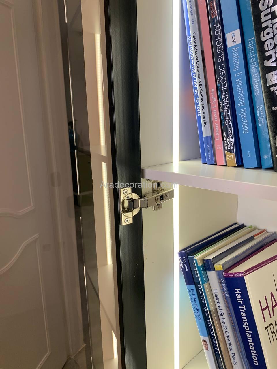 ویترین با درب قاب دار شیشه ای مدرن - Image 17