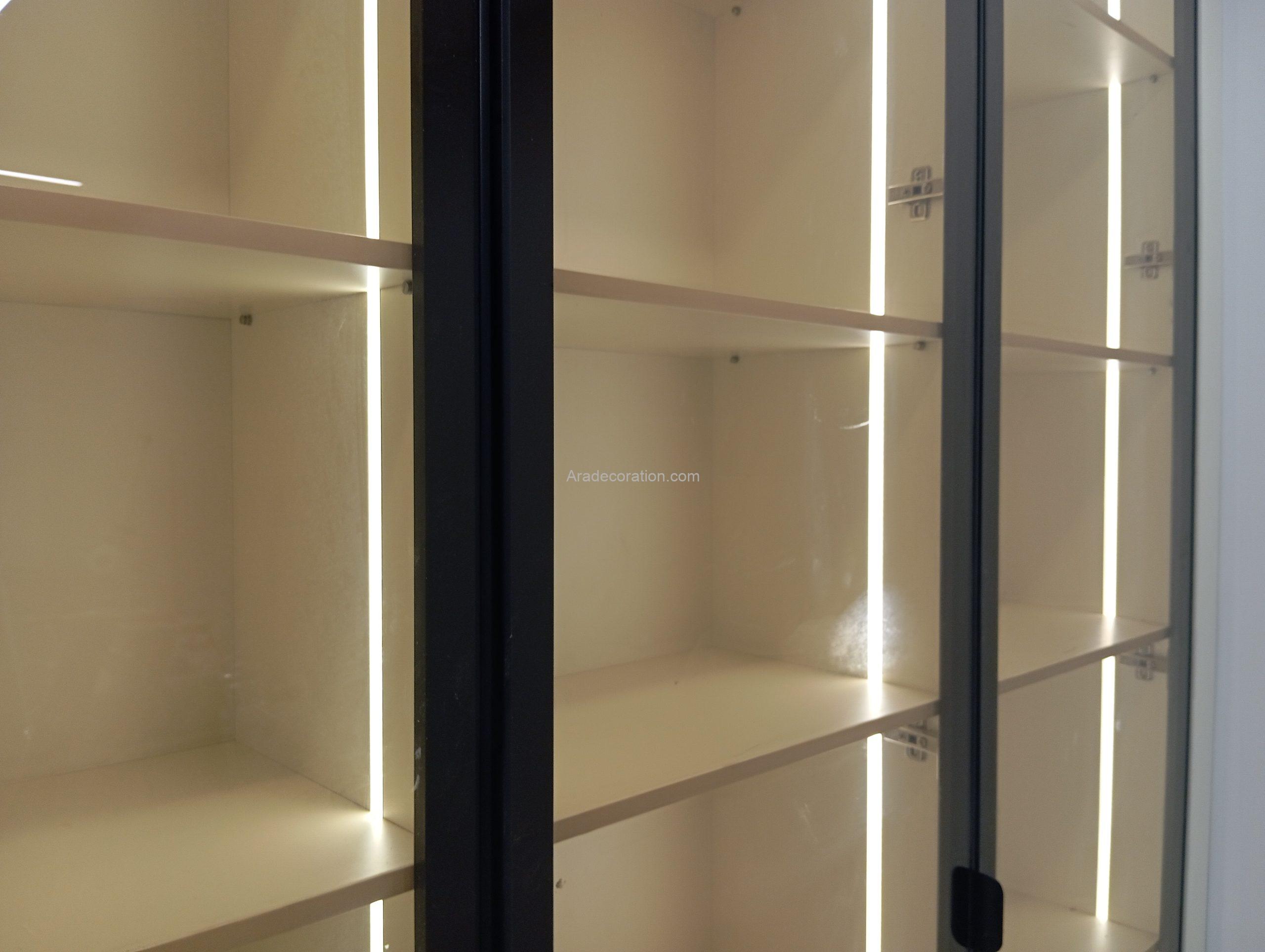 ویترین با درب قاب دار شیشه ای مدرن - Image 8