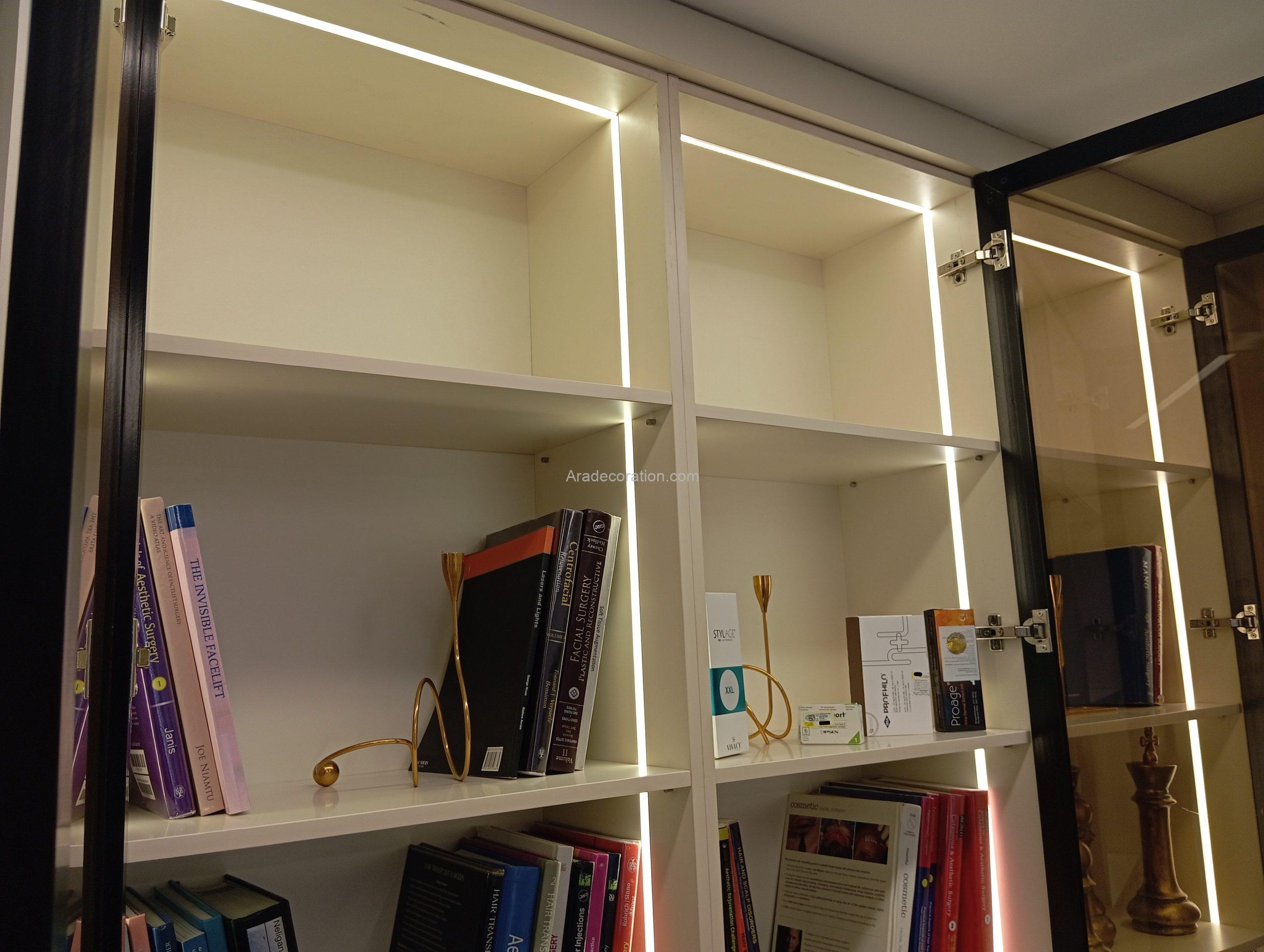 ویترین با درب قاب دار شیشه ای مدرن - Image 14