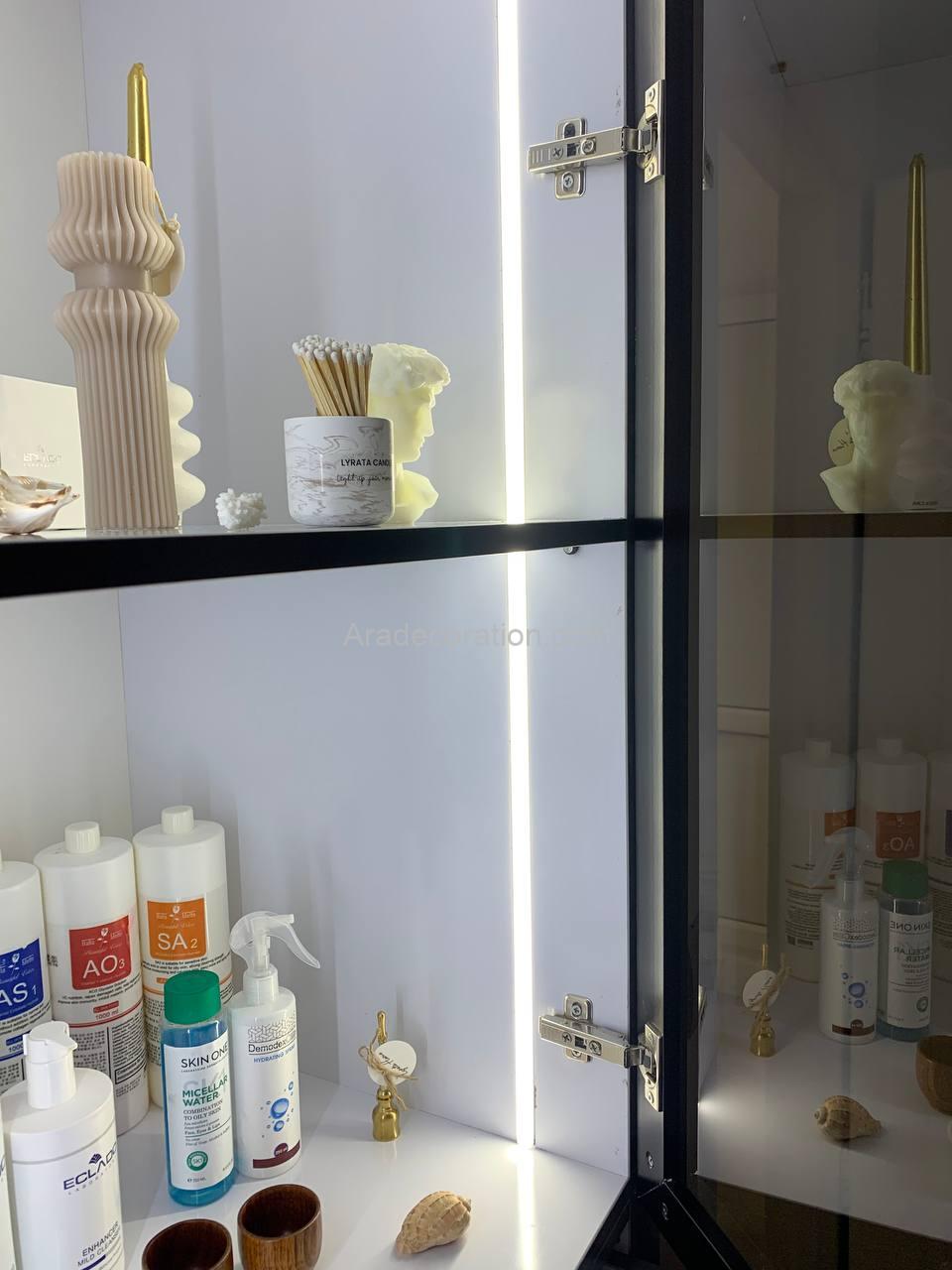 کمد ویترین درب پروفیل شیشه ای , کتابخانه فایلینگ اداری - Image 5