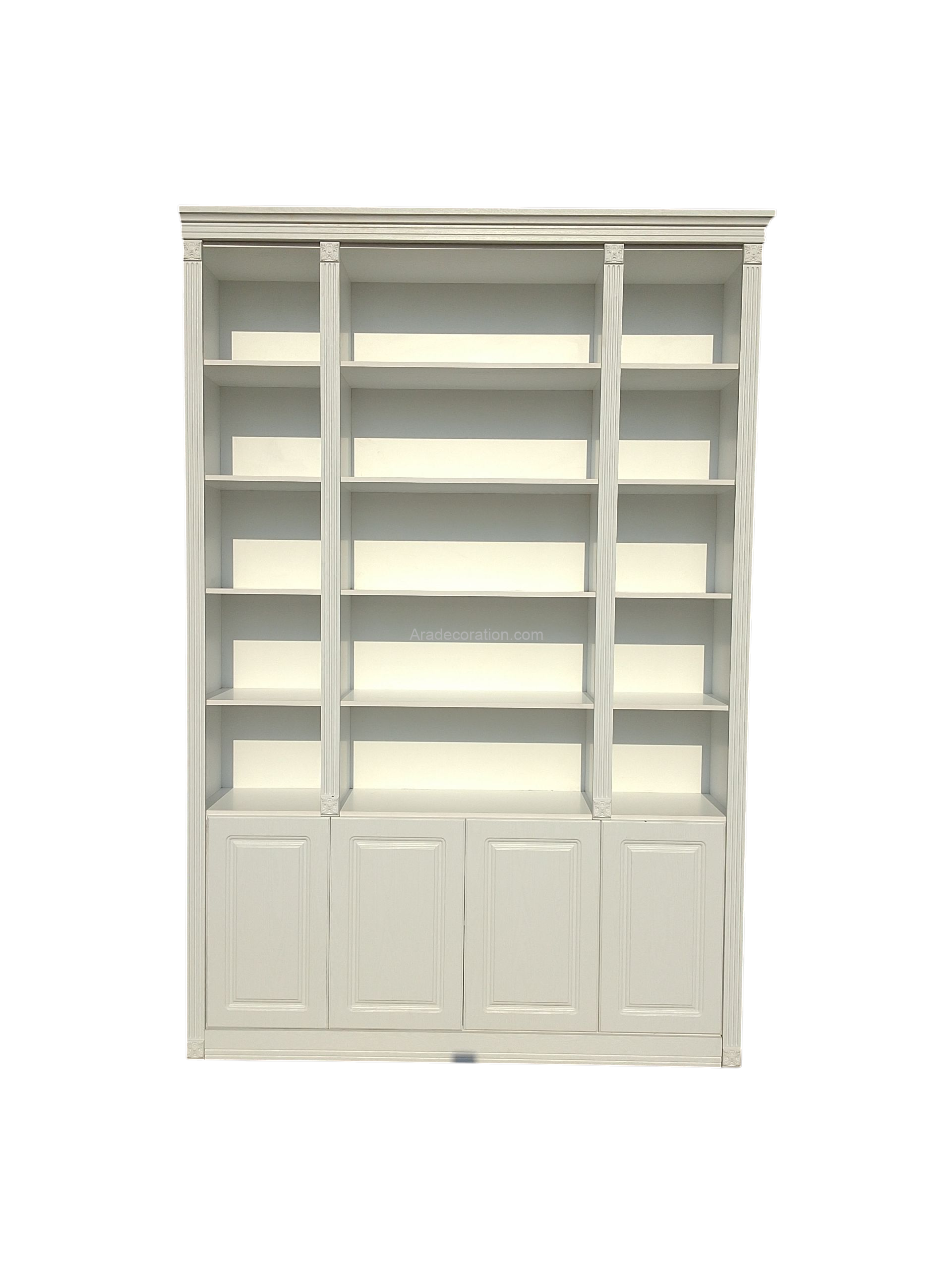 کتابخانه دیواری مدل میلان سفید MDF - Image 13